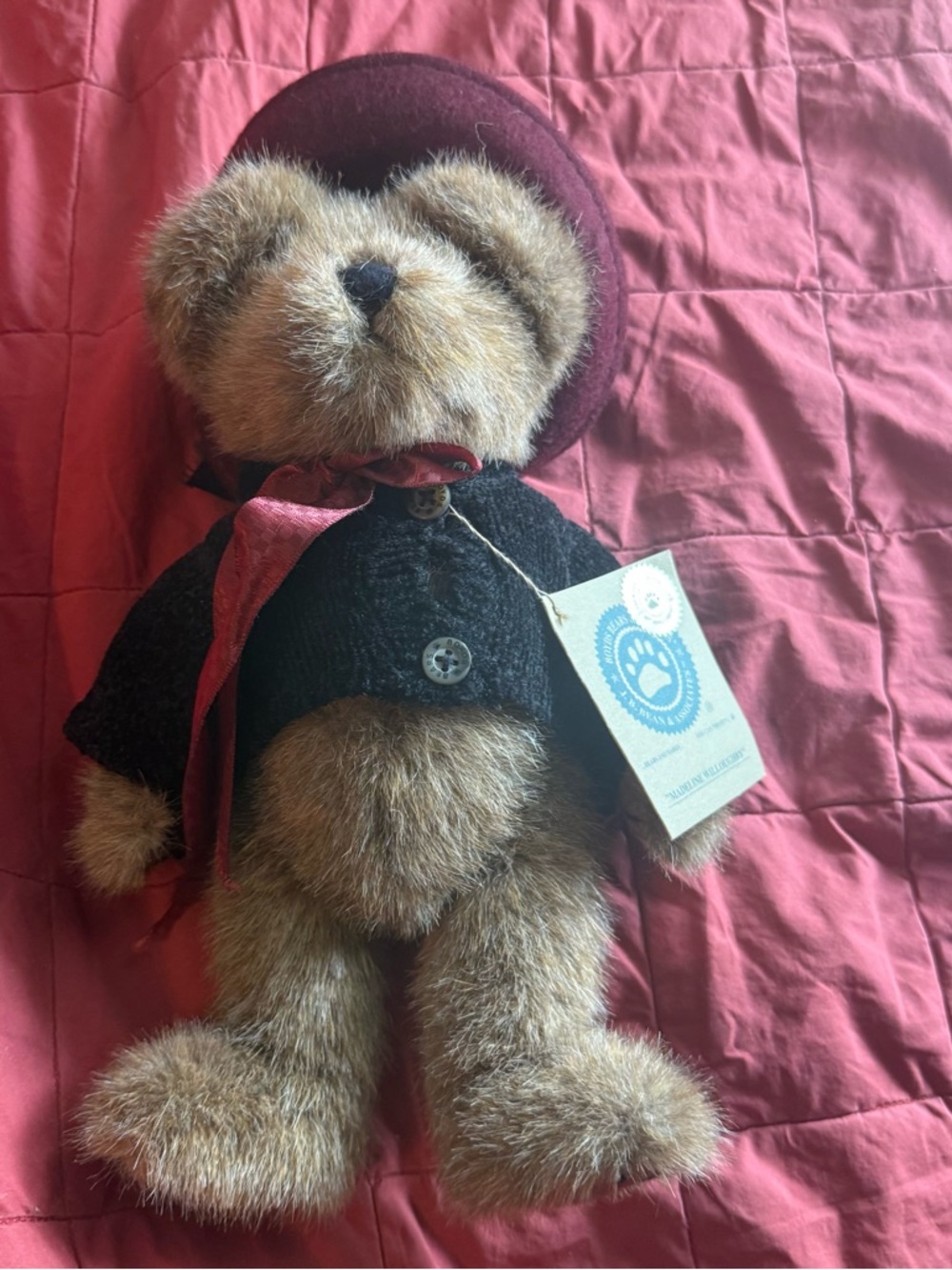 Boyds Bears Collection 1990-99 Retired Madeline Willoughby Jointed Teddy‎ Bear